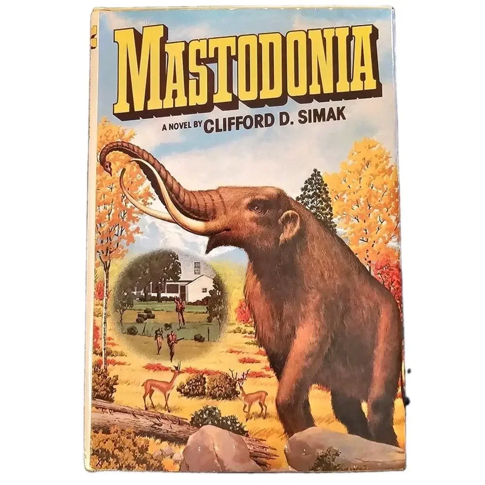 Mastodonia Book Clifford D. Simak 1978 Hardcover Fiction Dust Jacket Vintage